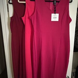 Elegant Pink Sleeveless Dress